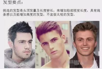 什么脸型什么发型男士发型设计