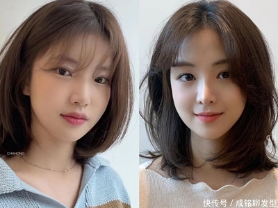 瘦长脸型适合什么样的发型图